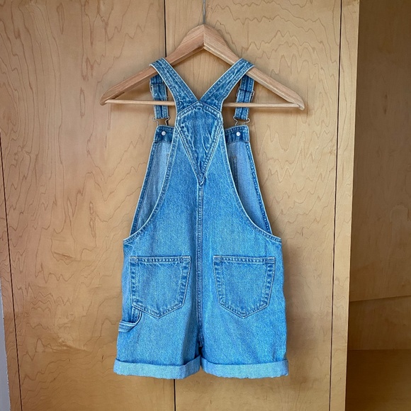 Gap Teen Denim Overall Shorts - Picture 2 of 2